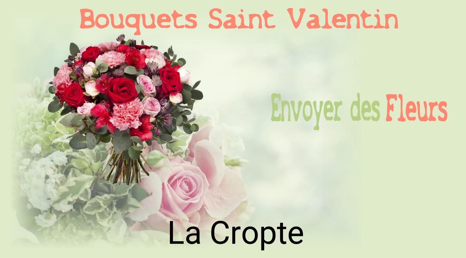Roses de Saint-Valentin livrées à La Cropte